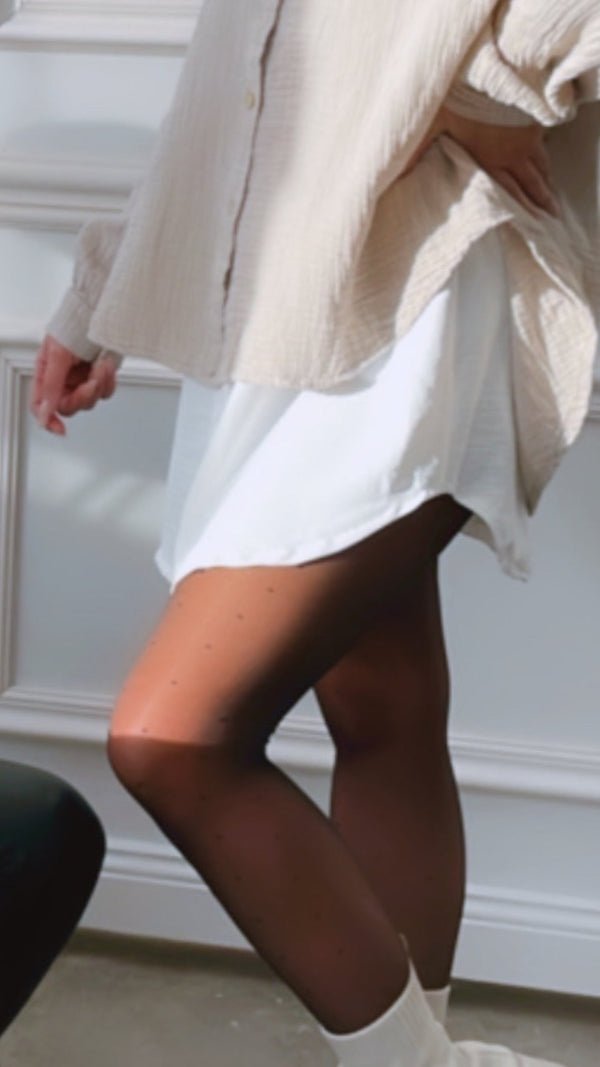 Teresa | Falso bajo de camisa blanco