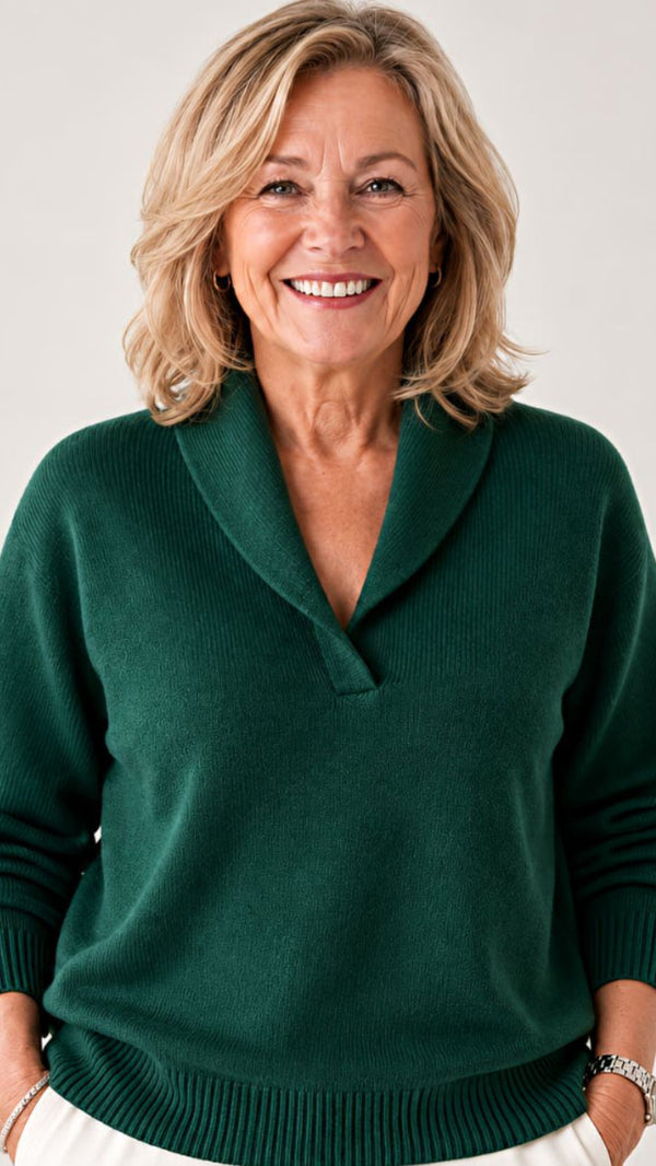Begoña | Jersey con cuello chal