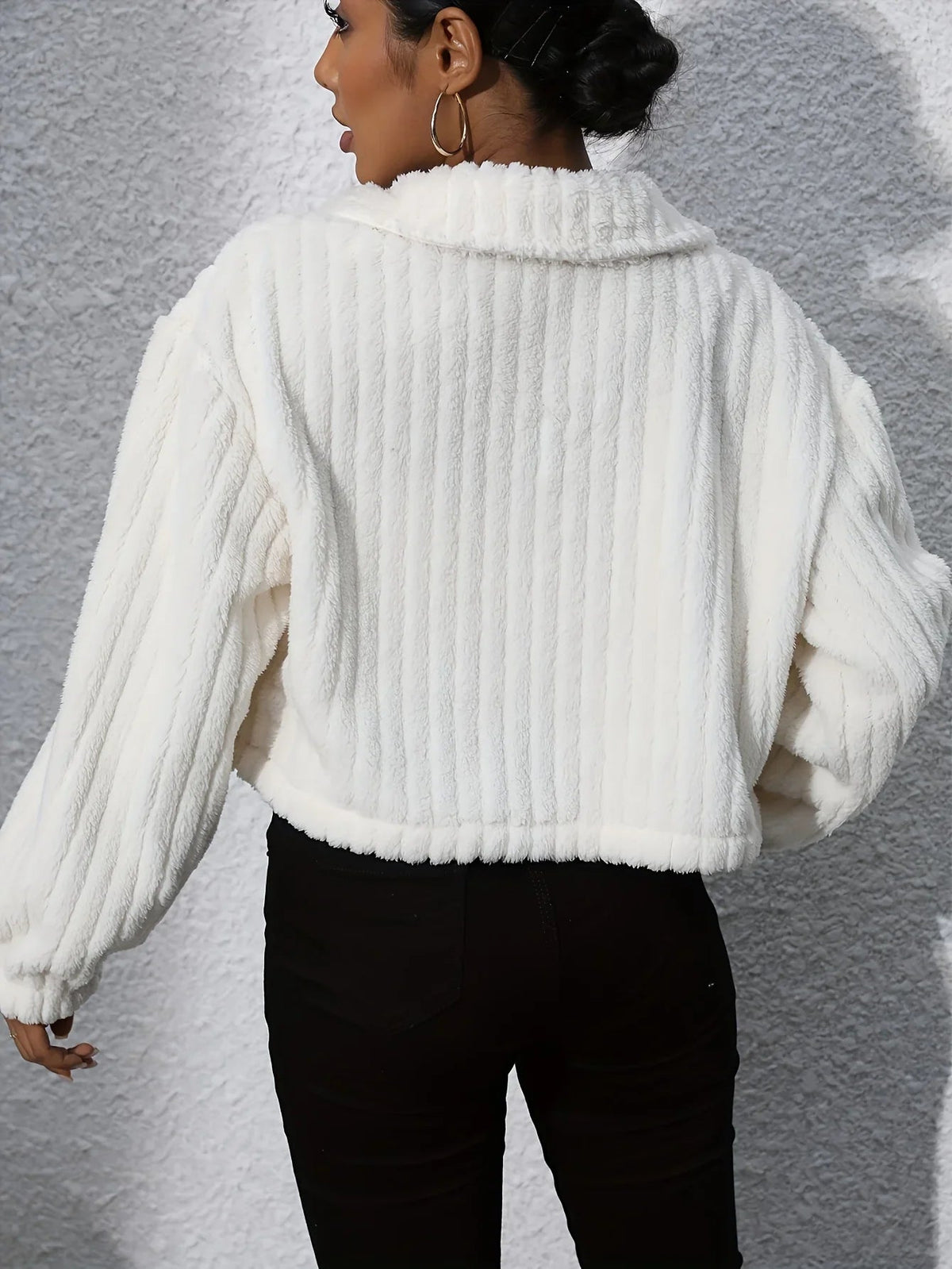 Adriana | Chaqueta corta de peluche