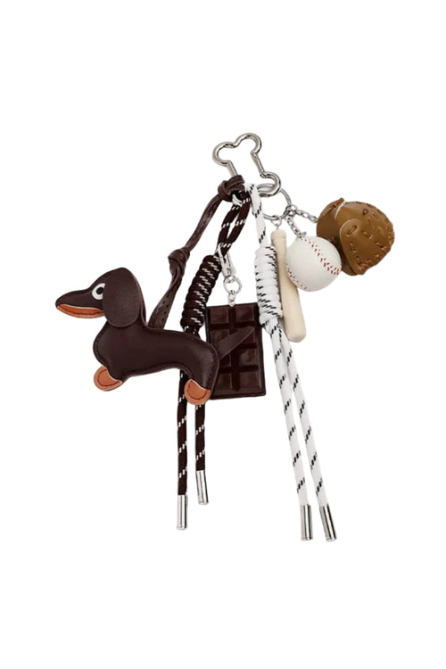 Llavero SAUSAGE PACK con Charms de Perro Salchicha