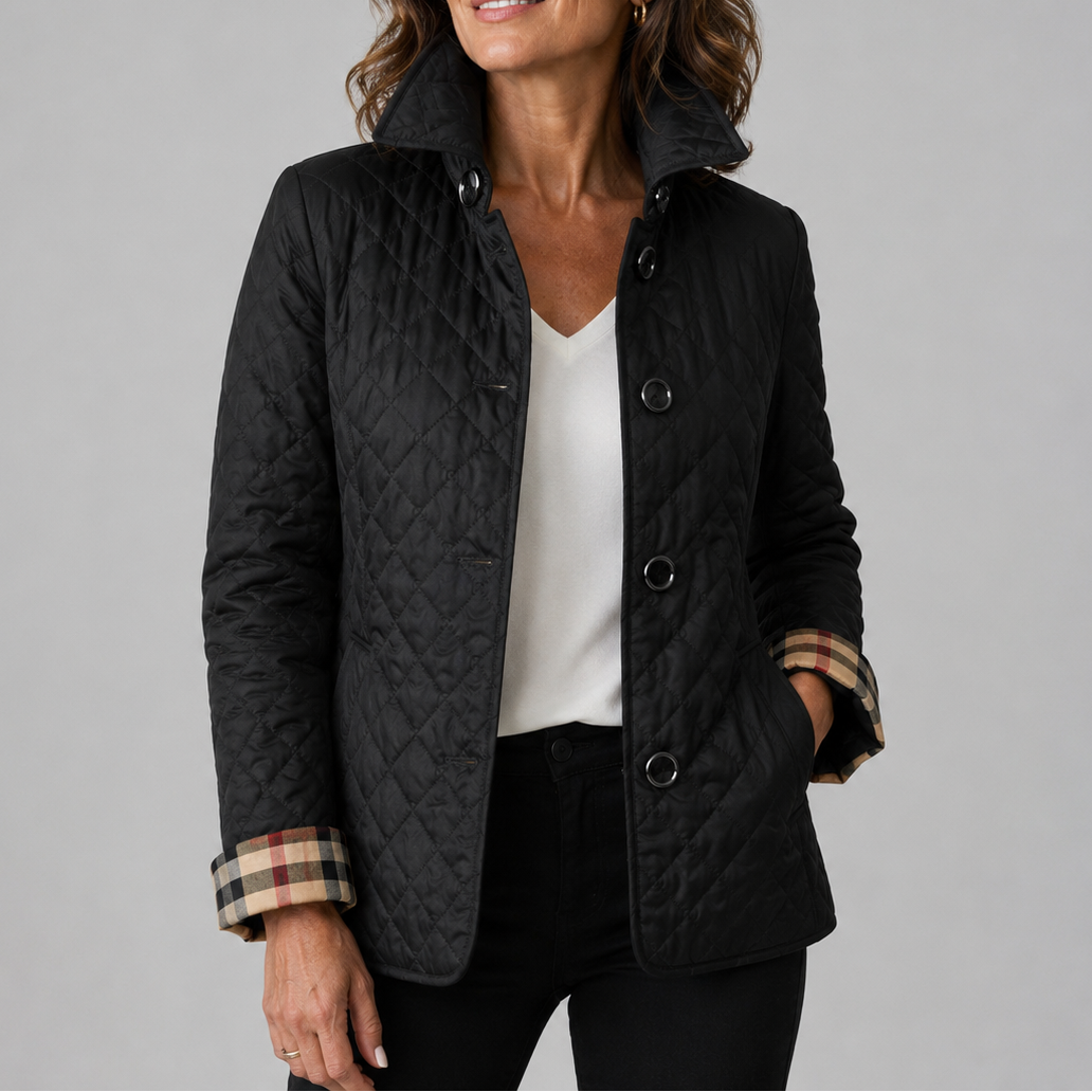 Marina | Chaqueta Acolchada Ligera con Cuello Alzado