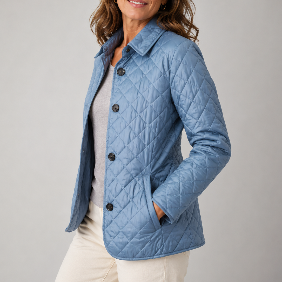 Marina | Chaqueta Acolchada Ligera con Cuello Alzado