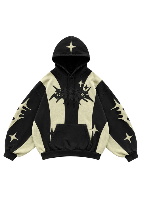 Sudadera Oversize Collage con Bordados