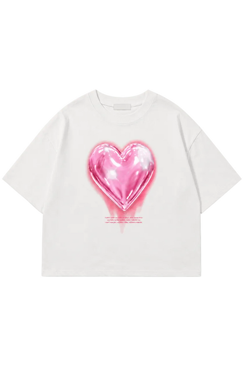 Camiseta BUBBLEGUM RIOT Gráfica Globos de Amor