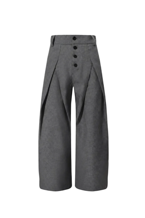 Pantalones Baggy de Trabajo con Pinzas