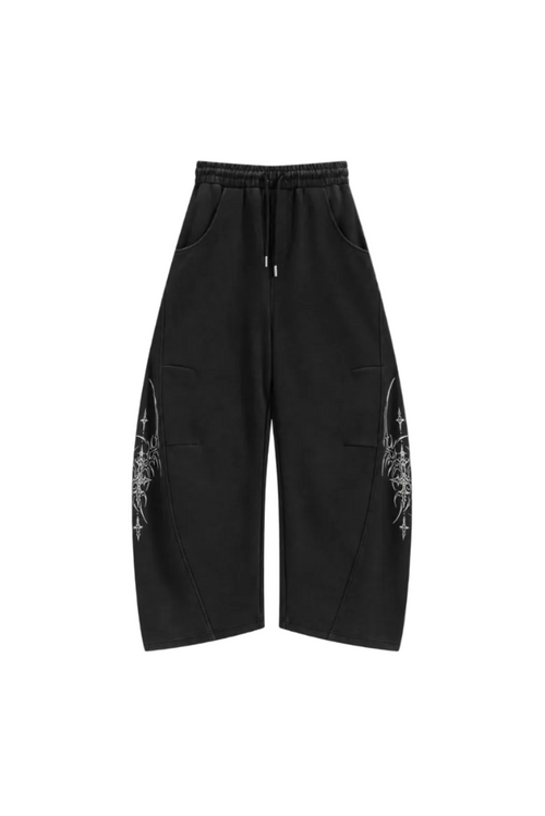 Pantalones NOCTURNE SPARK Baggy Barrel con Gráfico Blade