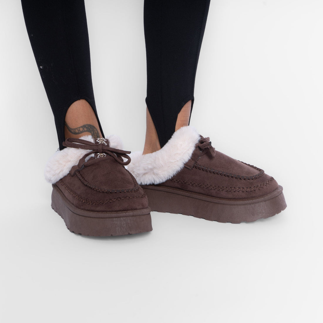 Marina | Zapatillas mocasín con plataforma