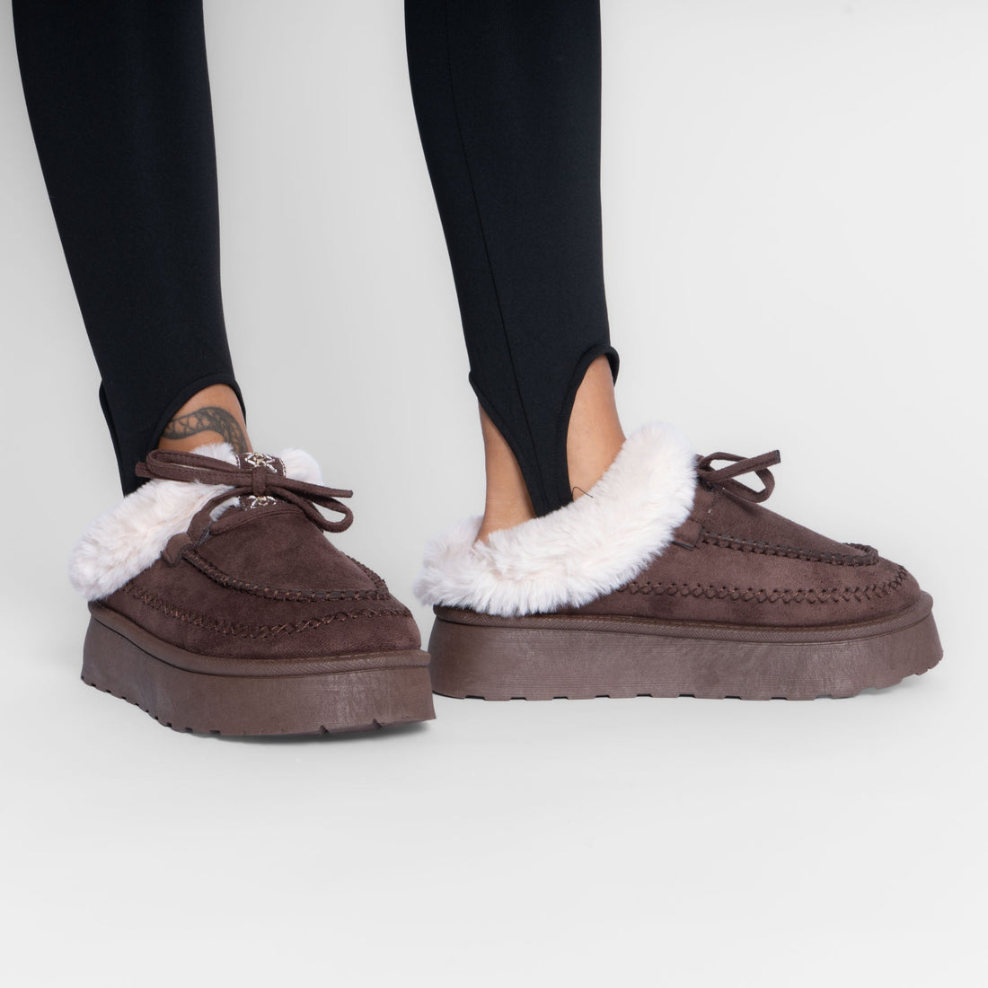 Marina | Zapatillas mocasín con plataforma