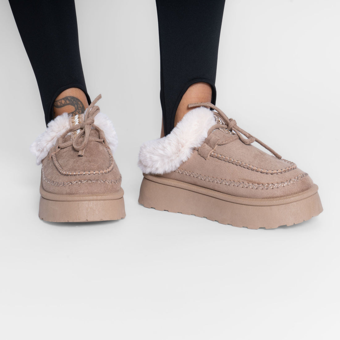 Marina | Zapatillas mocasín con plataforma