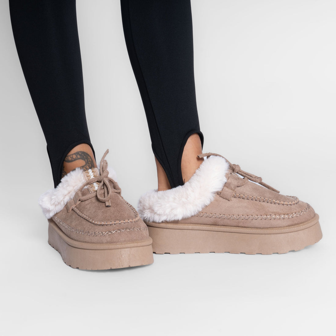 Marina | Zapatillas mocasín con plataforma