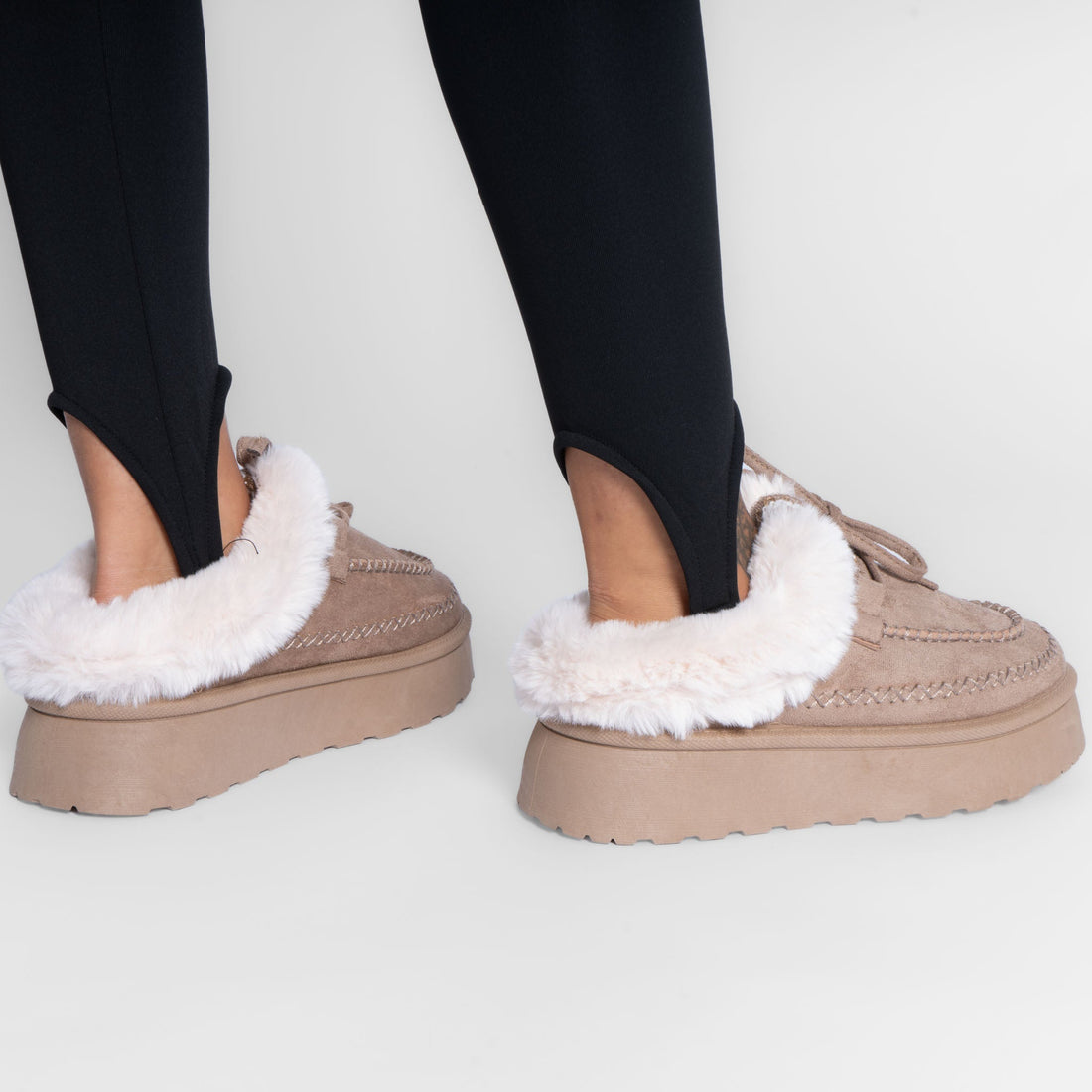 Marina | Zapatillas mocasín con plataforma