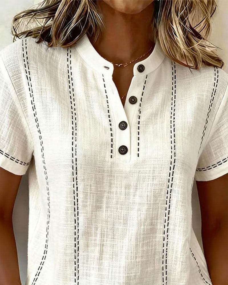 Mónica | Blusa ligera con botones