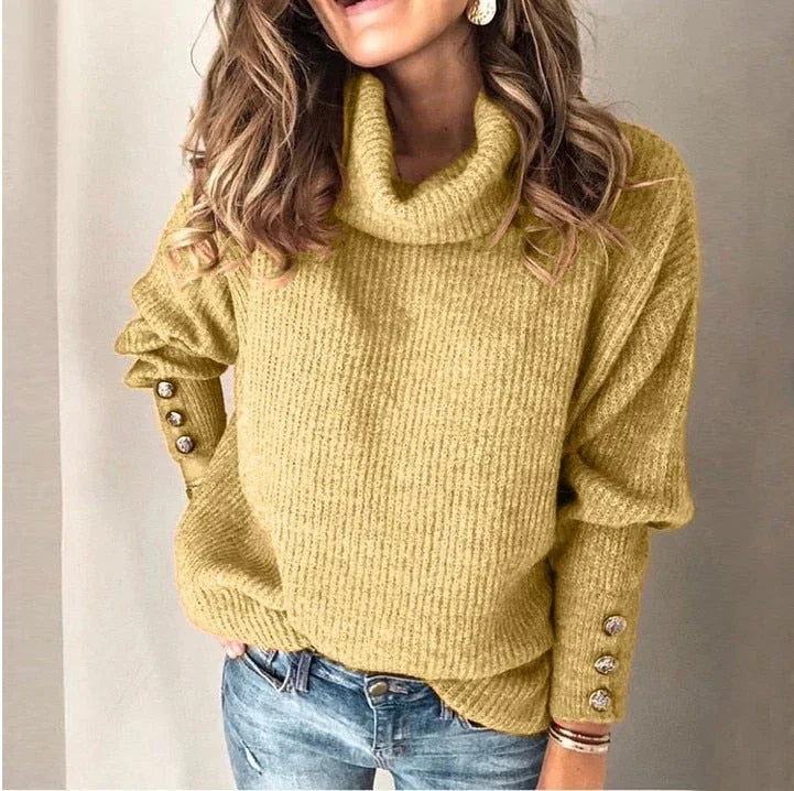 Valentina | Jersey con puños abotonados