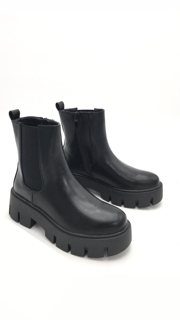 Rocío | Botines Chelsea de efecto piel