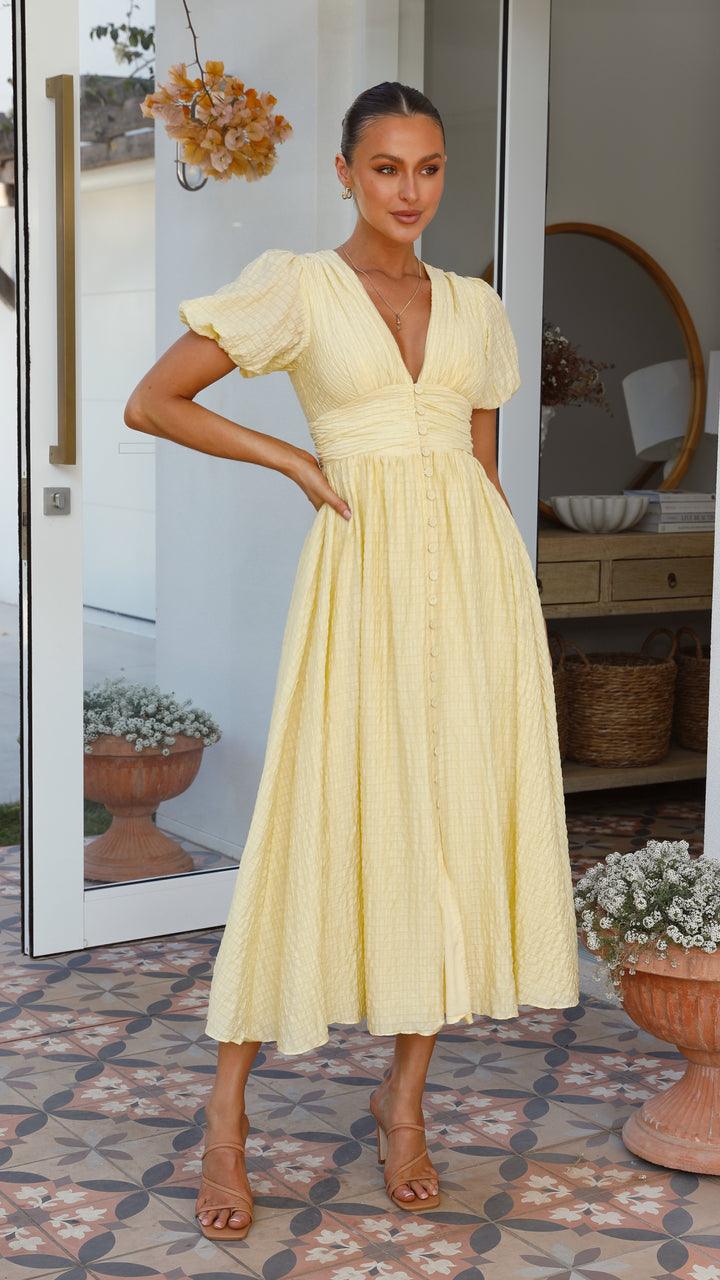 Verónica | Vestido largo con botones