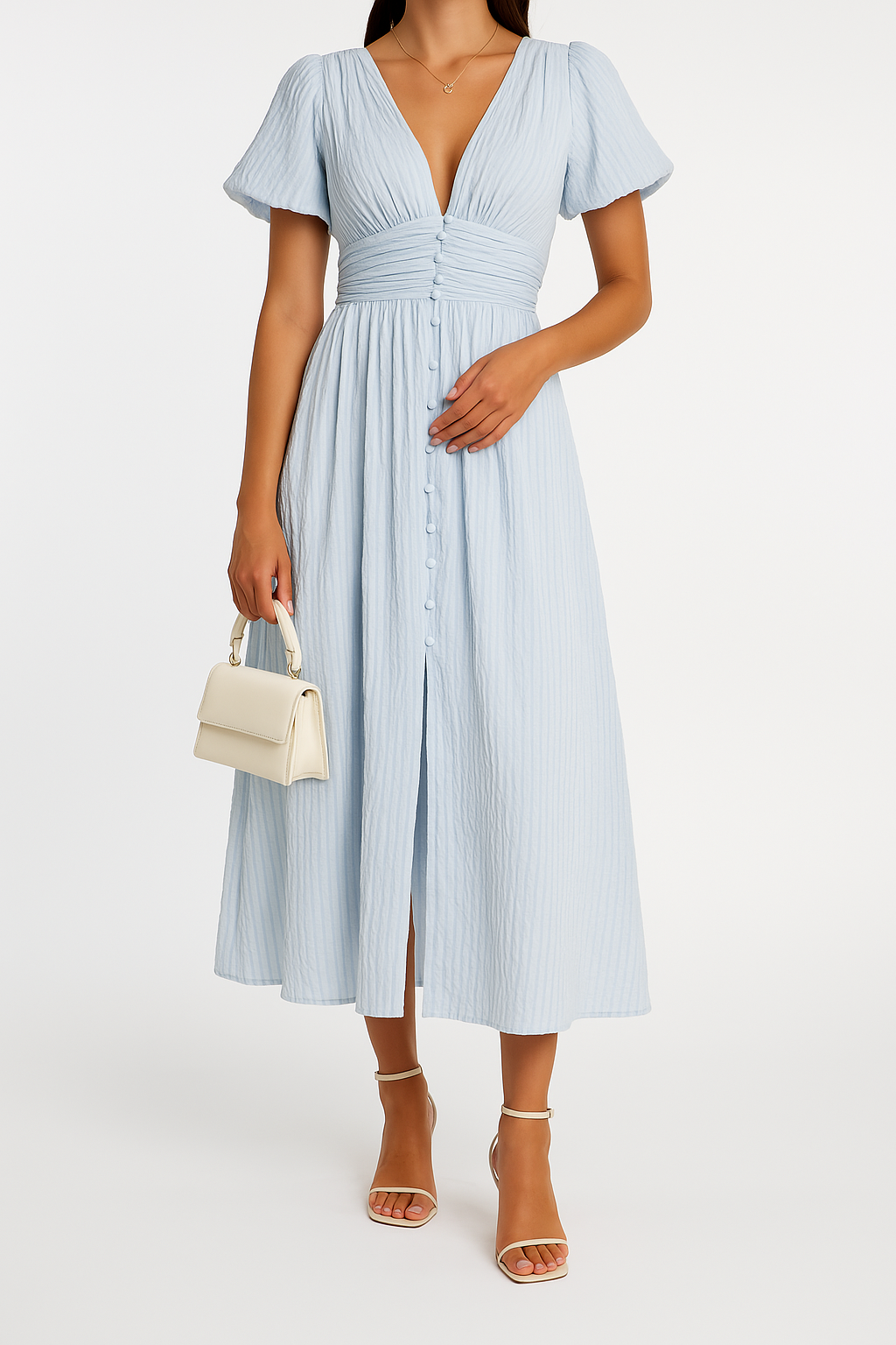 Verónica | Vestido largo con botones
