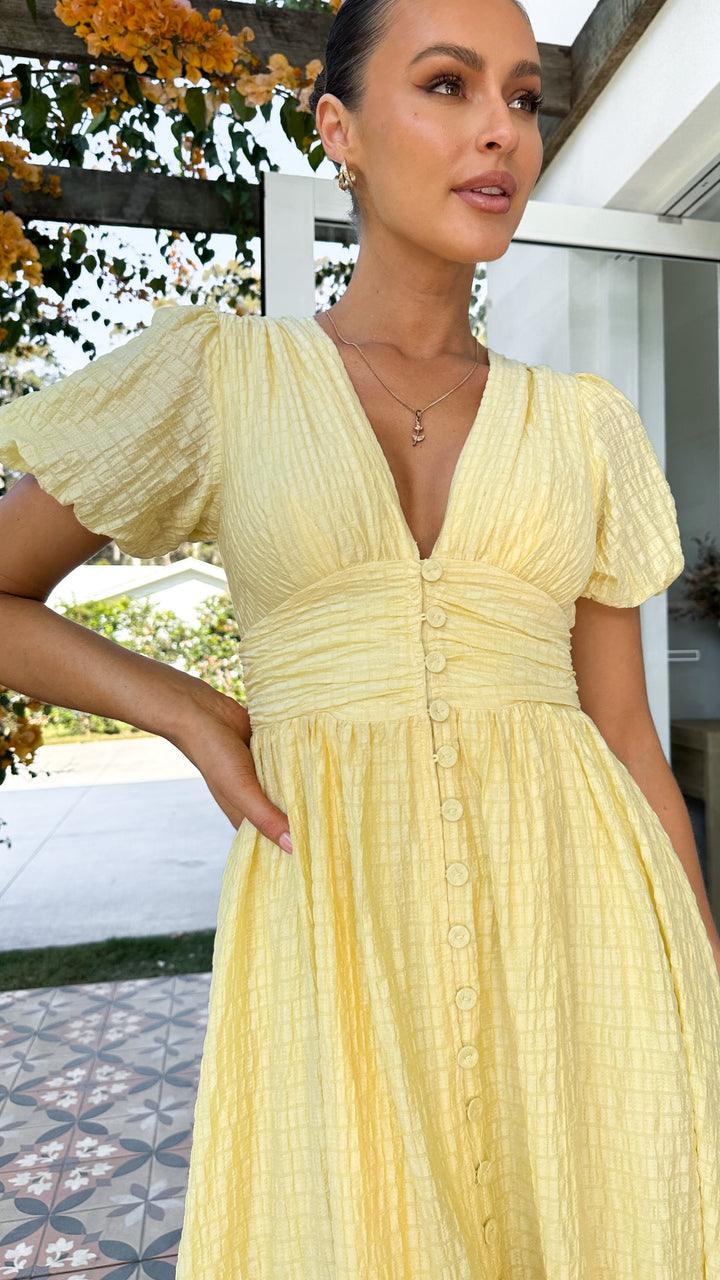 Verónica | Vestido largo con botones