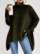 Rocío | Jersey amplio con cuello alto