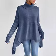 Rocío | Jersey amplio con cuello alto