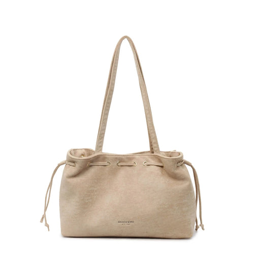 Bolso de Hombro Ante Sintético