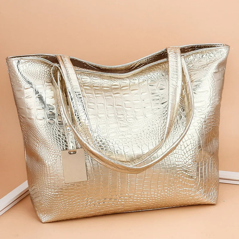 Ángela | Bolso con relieve cocodrilo