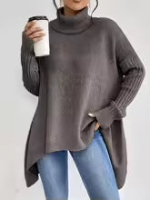 Rocío | Jersey amplio con cuello alto