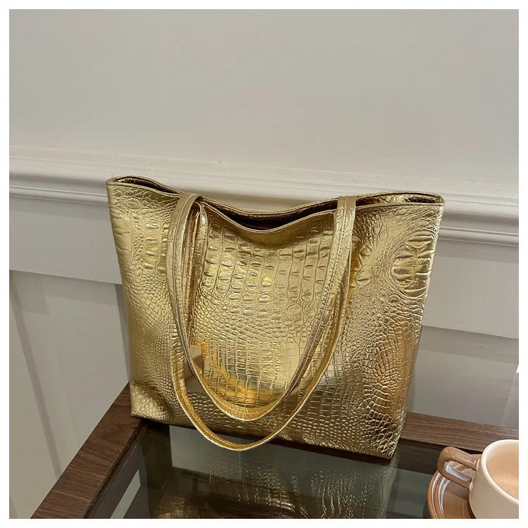 Ángela | Bolso con relieve cocodrilo
