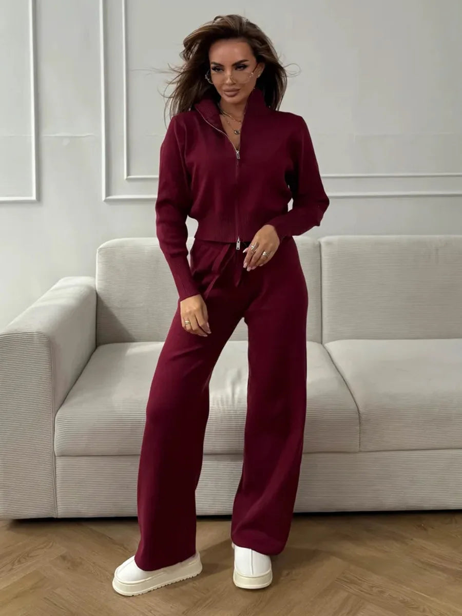 Gabriela | Conjunto punto con cremallera