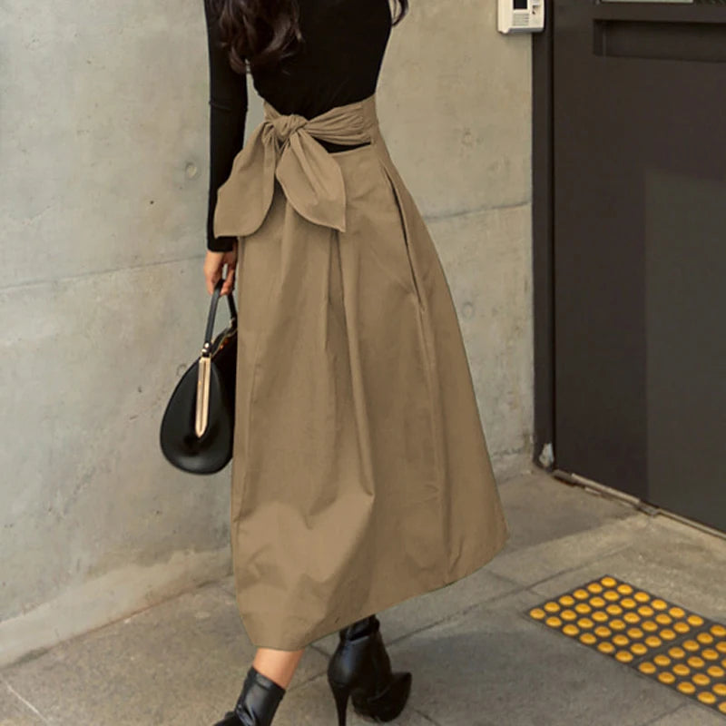 Eugenia | Falda midi de vuelo