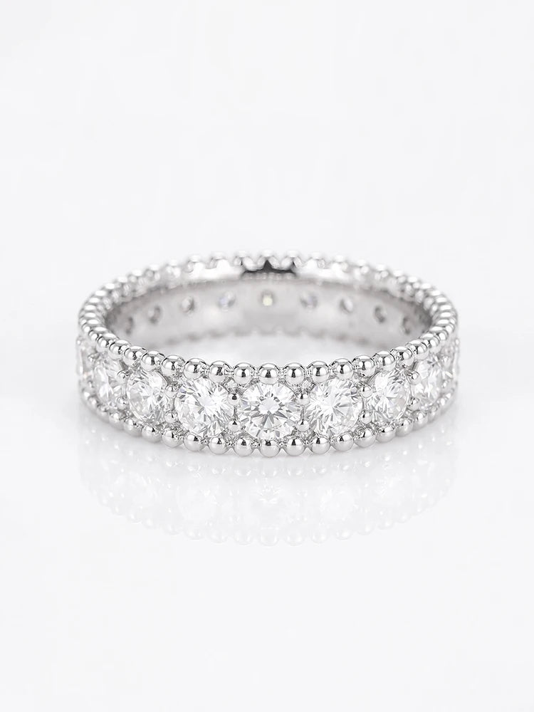 Consuelo | Anillo geométrico de moissanita
