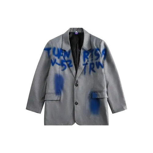 Blazer con Letras Spray Paint
