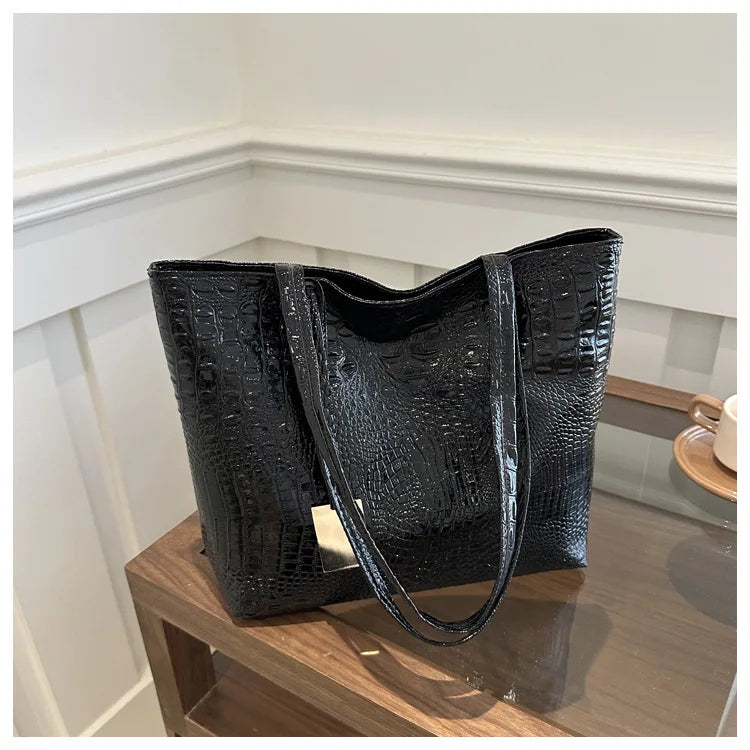 Ángela | Bolso con relieve cocodrilo