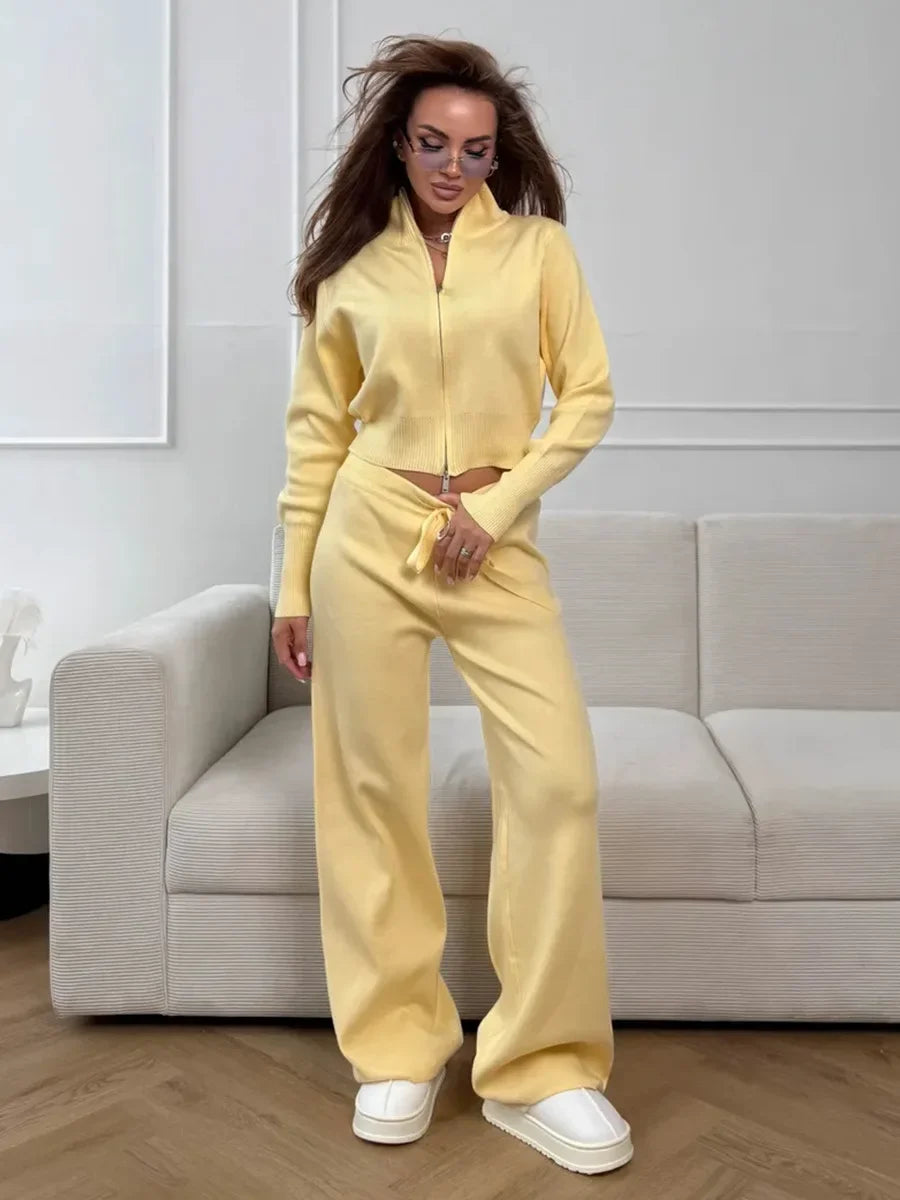 Gabriela | Conjunto punto con cremallera