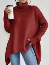 Rocío | Jersey amplio con cuello alto
