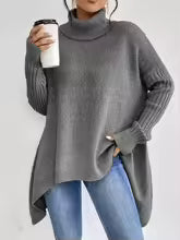 Rocío | Jersey amplio con cuello alto