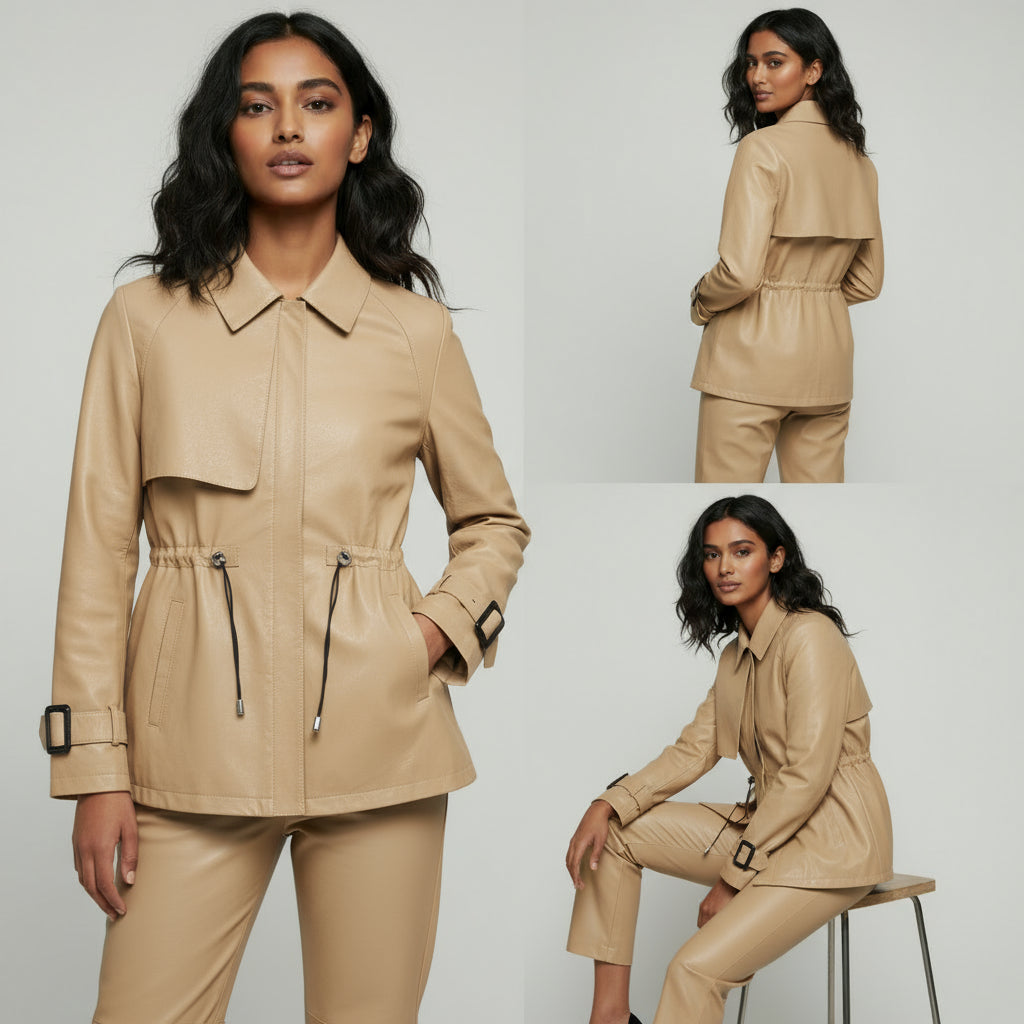 Juana | Chaqueta de piel ajustable