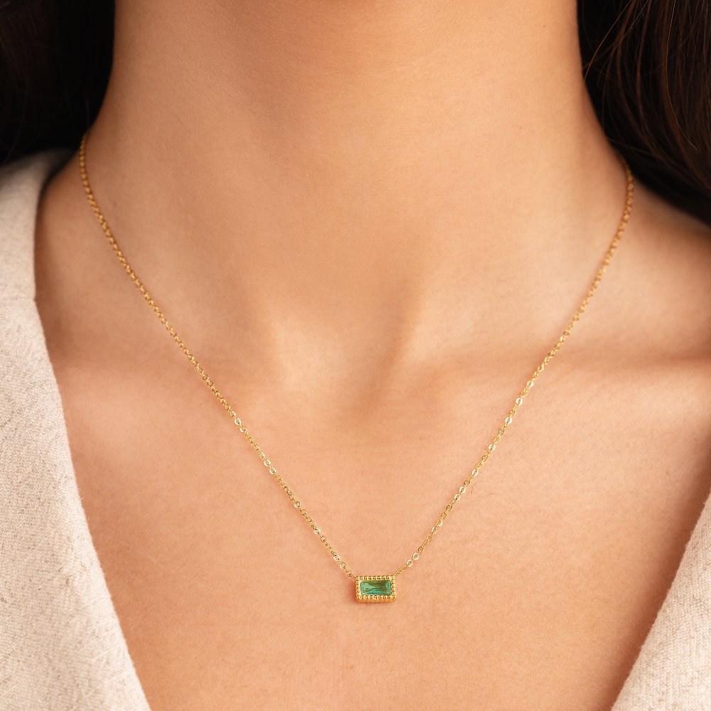 Cristina | Collar con piedra natal