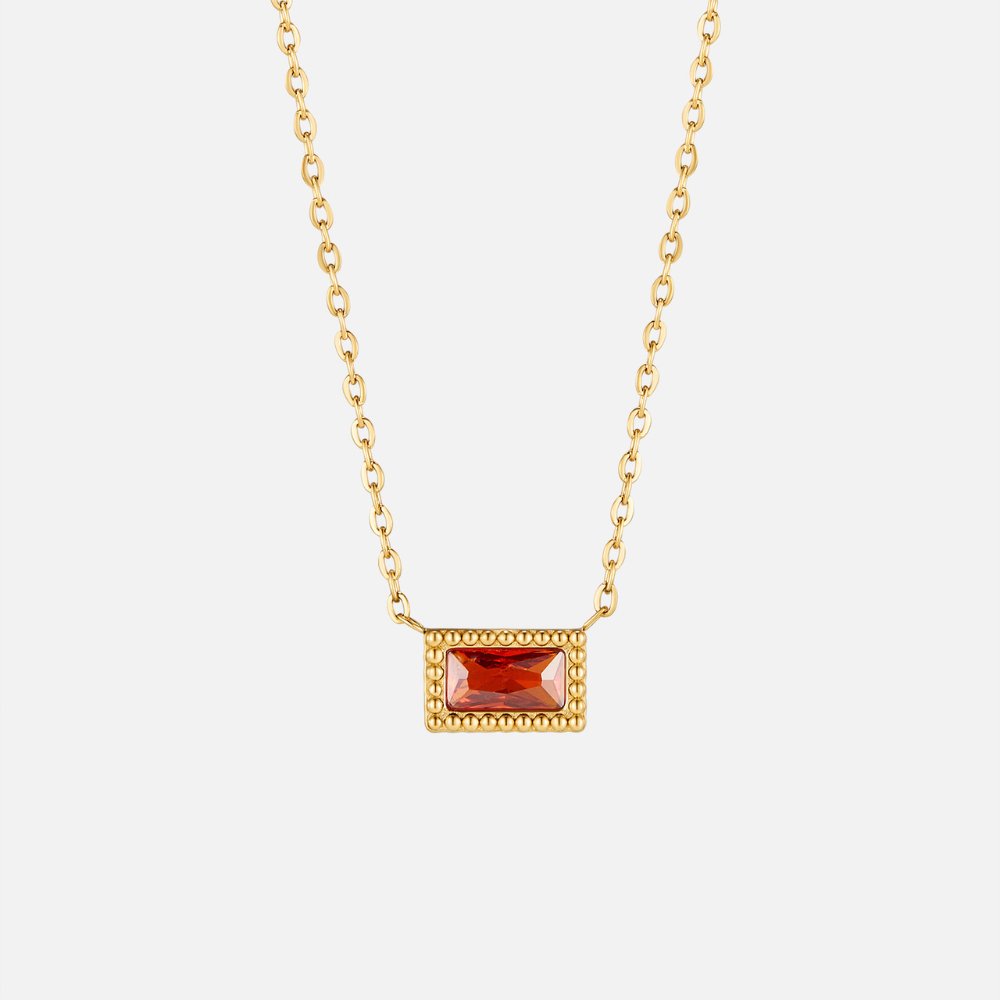 Cristina | Collar con piedra natal