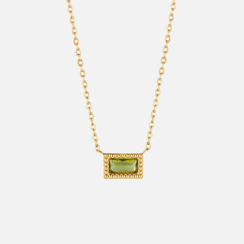 Cristina | Collar con piedra natal