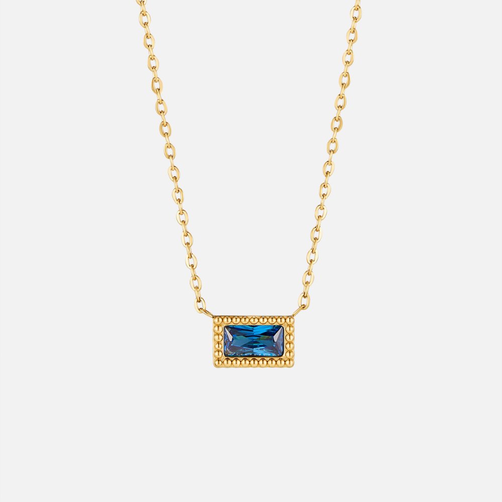 Cristina | Collar con piedra natal