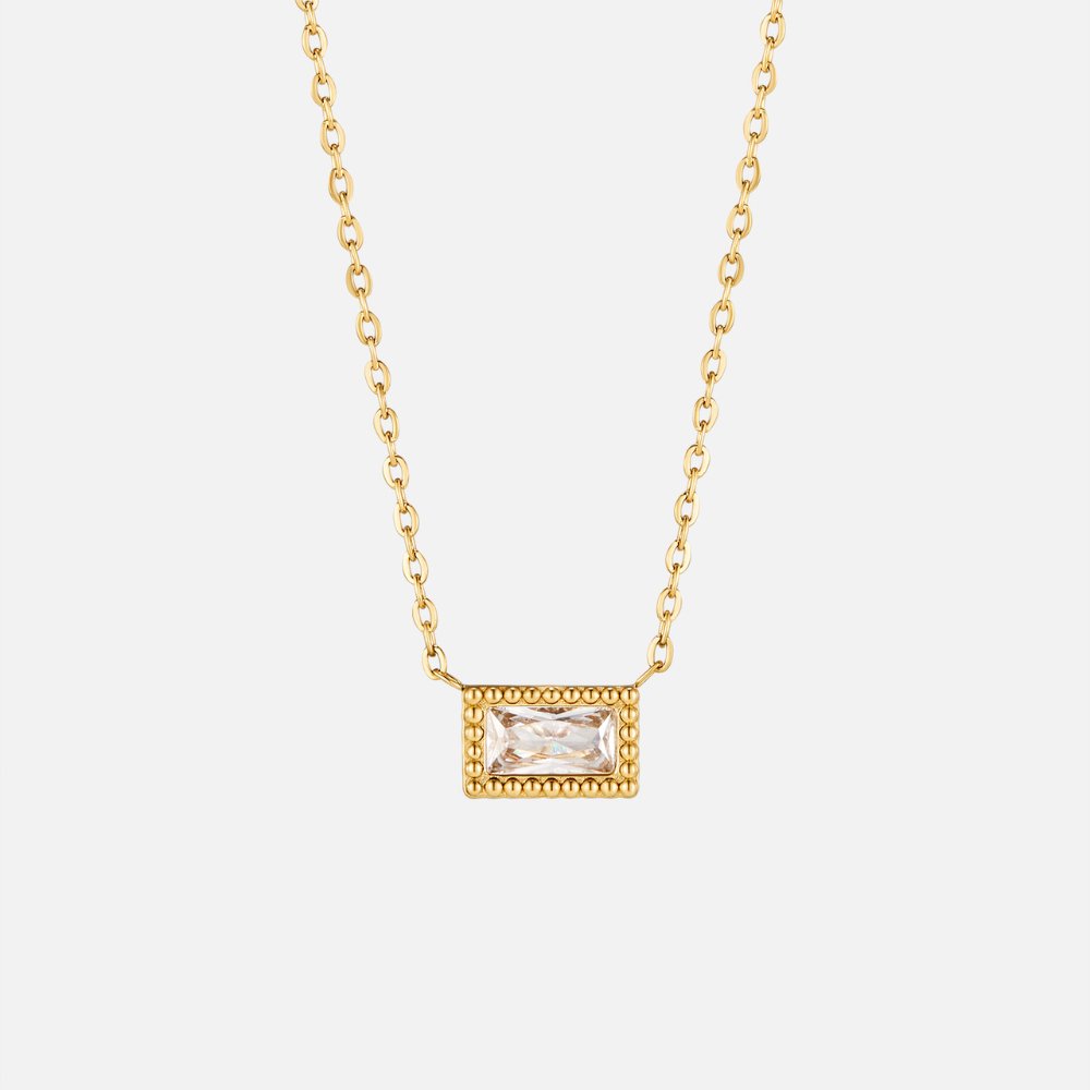 Cristina | Collar con piedra natal