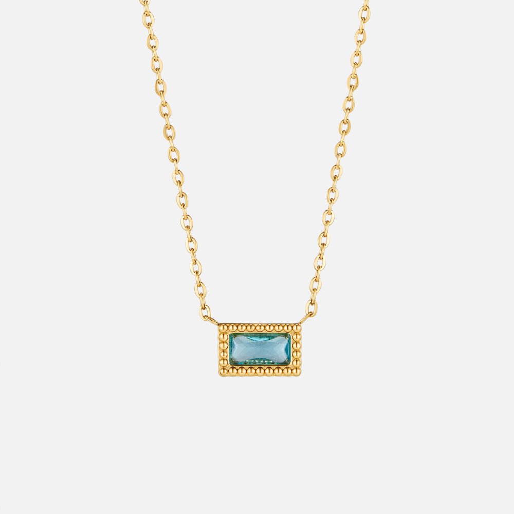 Cristina | Collar con piedra natal