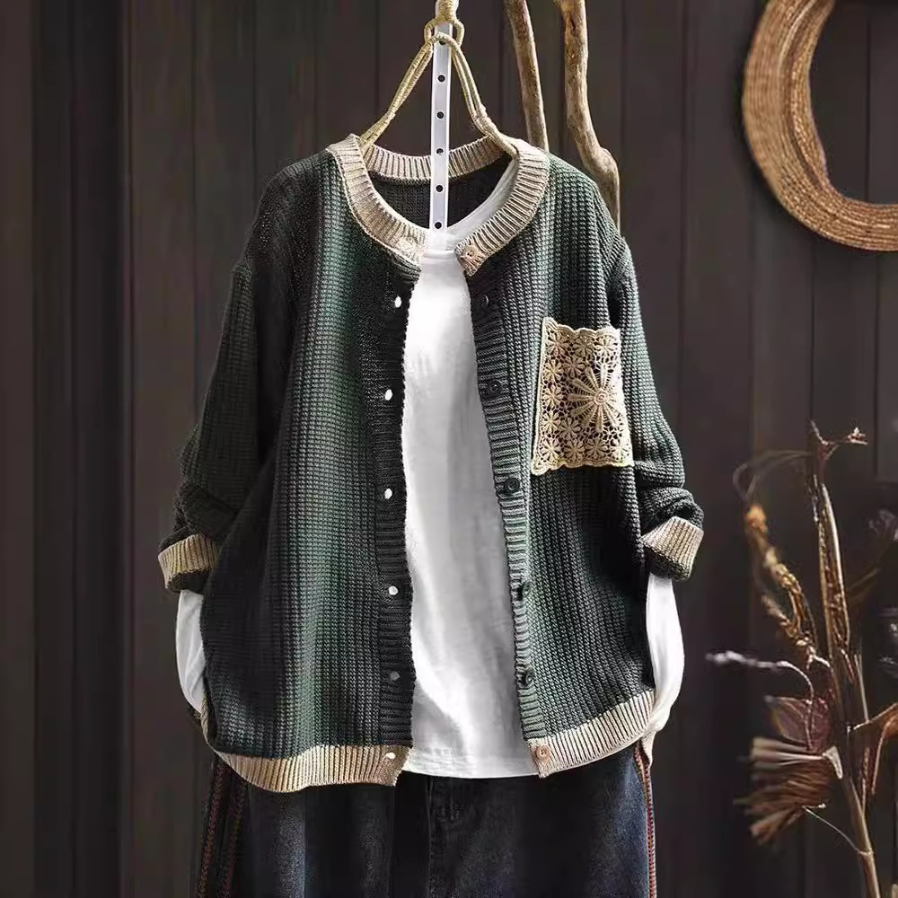 Carmen | Chaqueta de punto acanalado
