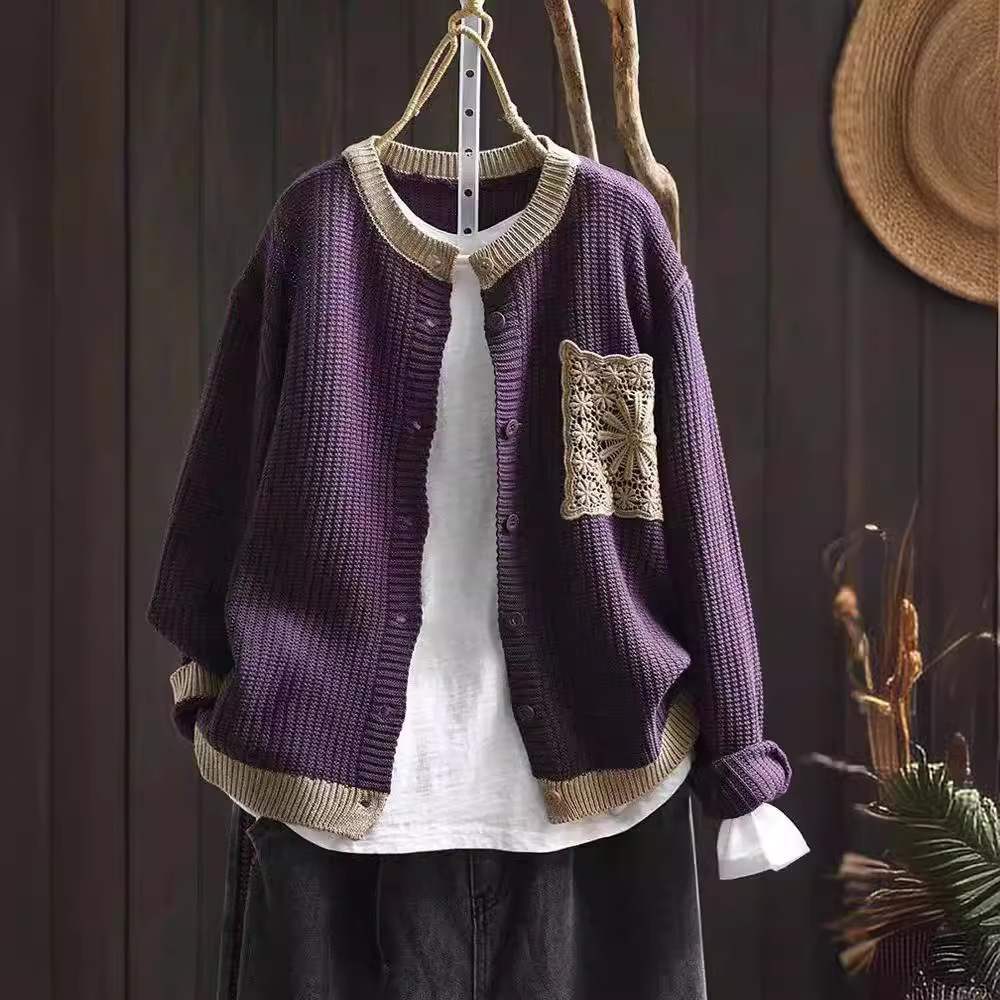 Carmen | Chaqueta de punto acanalado