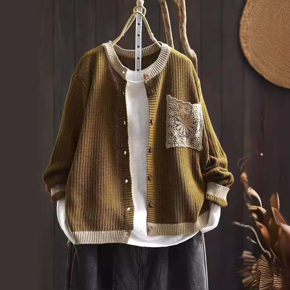 Carmen | Chaqueta de punto acanalado