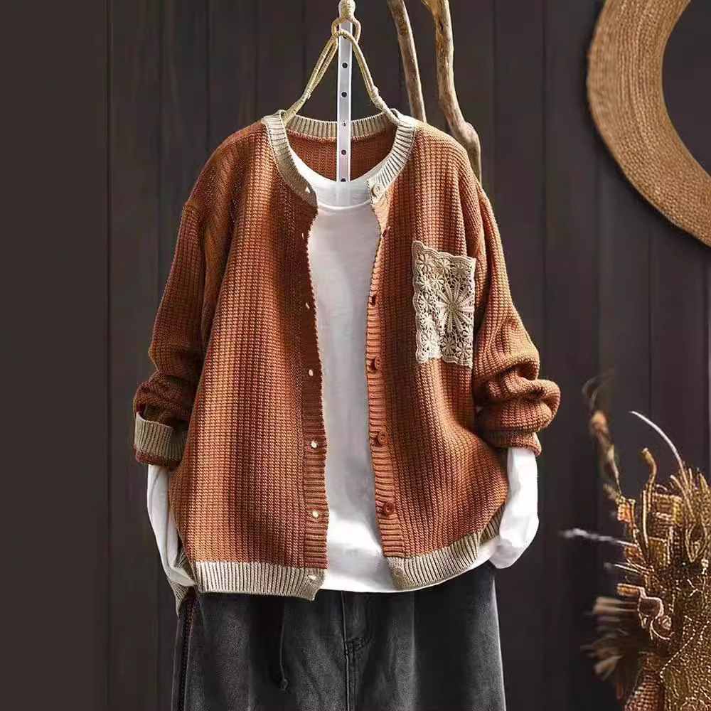 Carmen | Chaqueta de punto acanalado