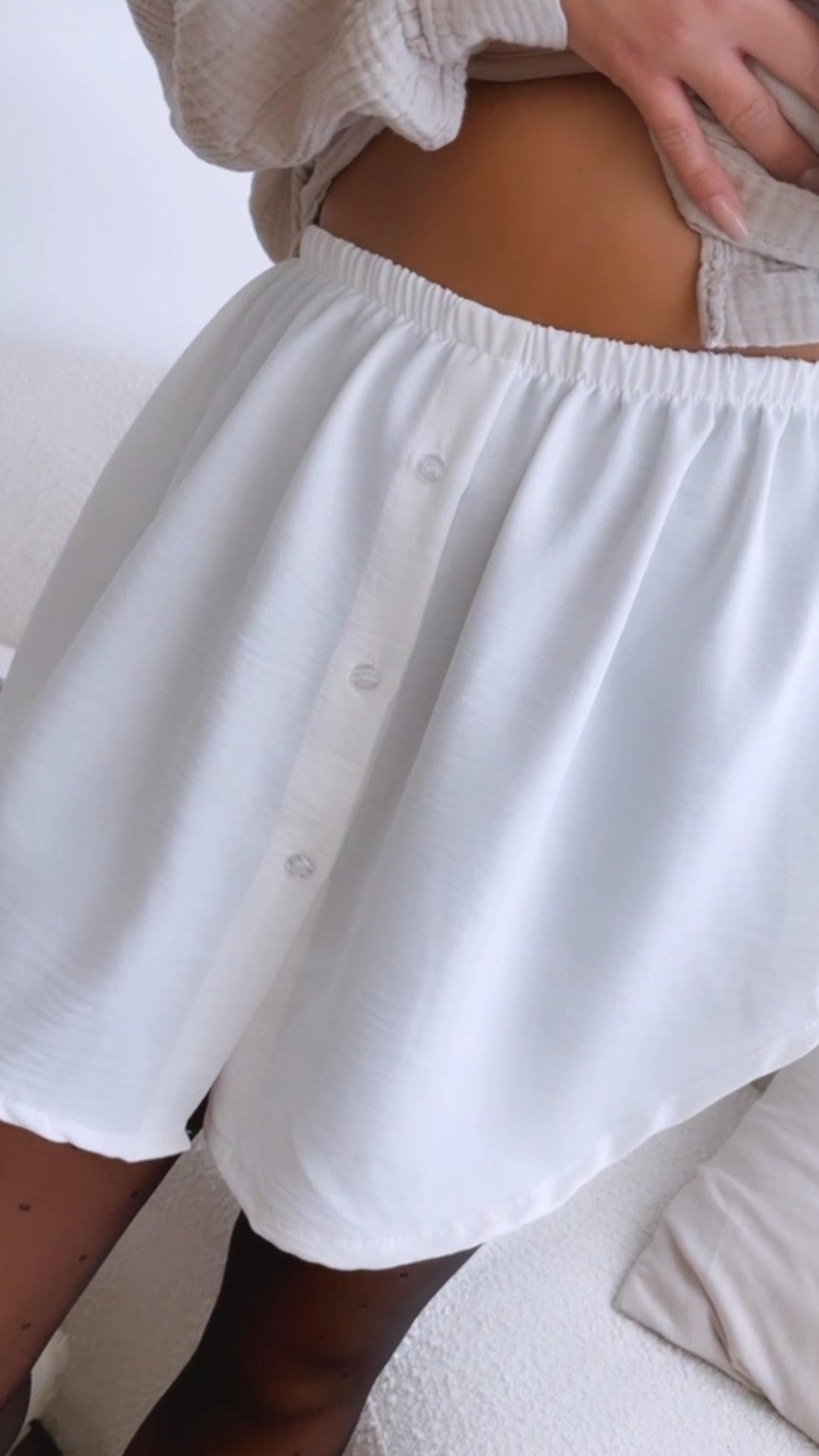 Teresa | Falso bajo de camisa blanco