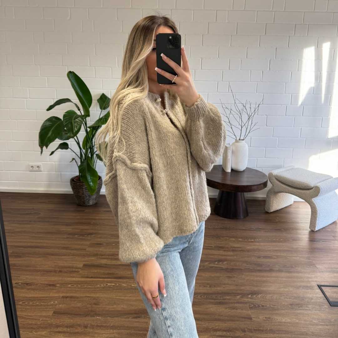 Carmen | Cárdigan de punto con botones