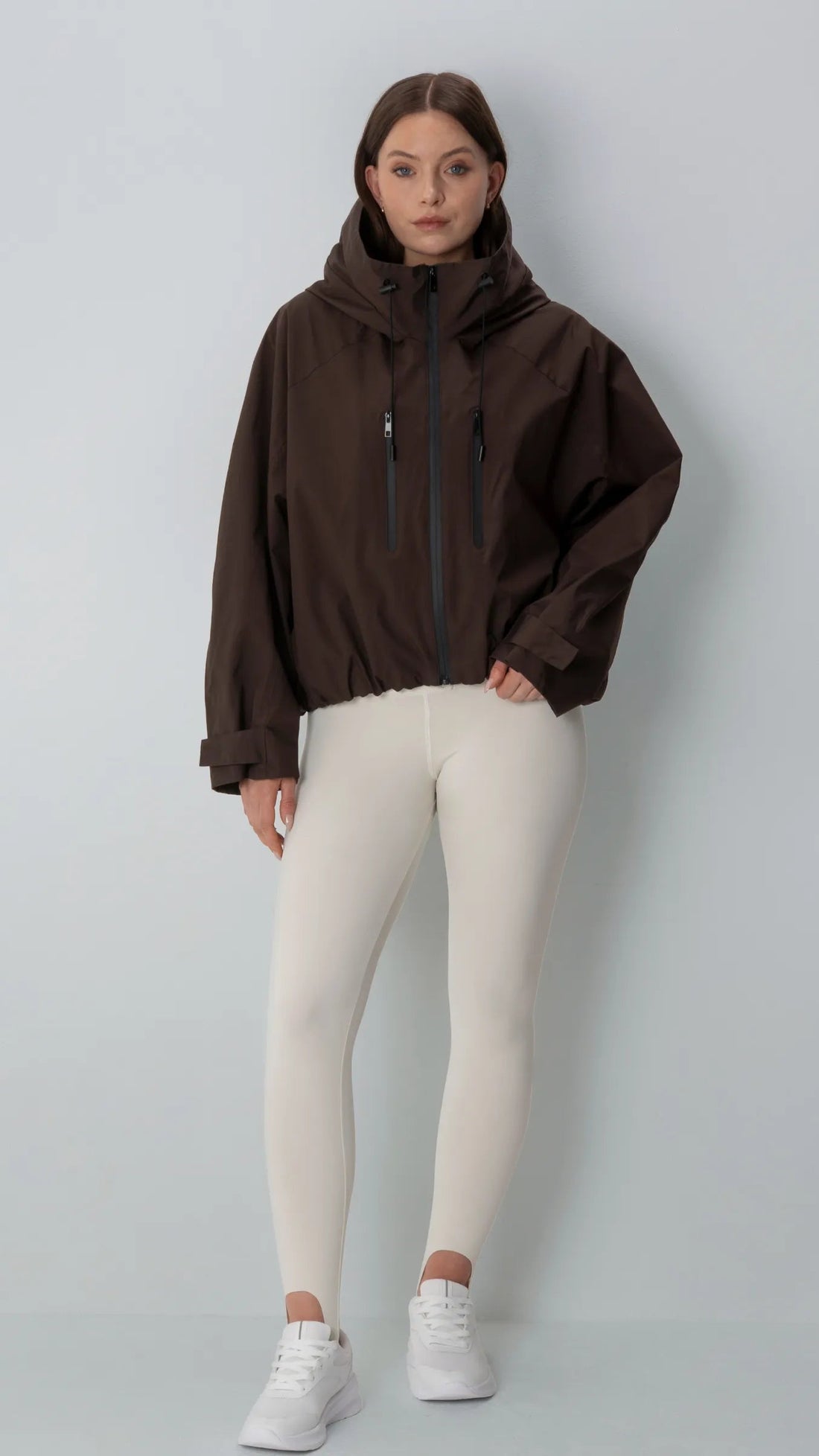 Inés | Chaqueta impermeable corta y holgada