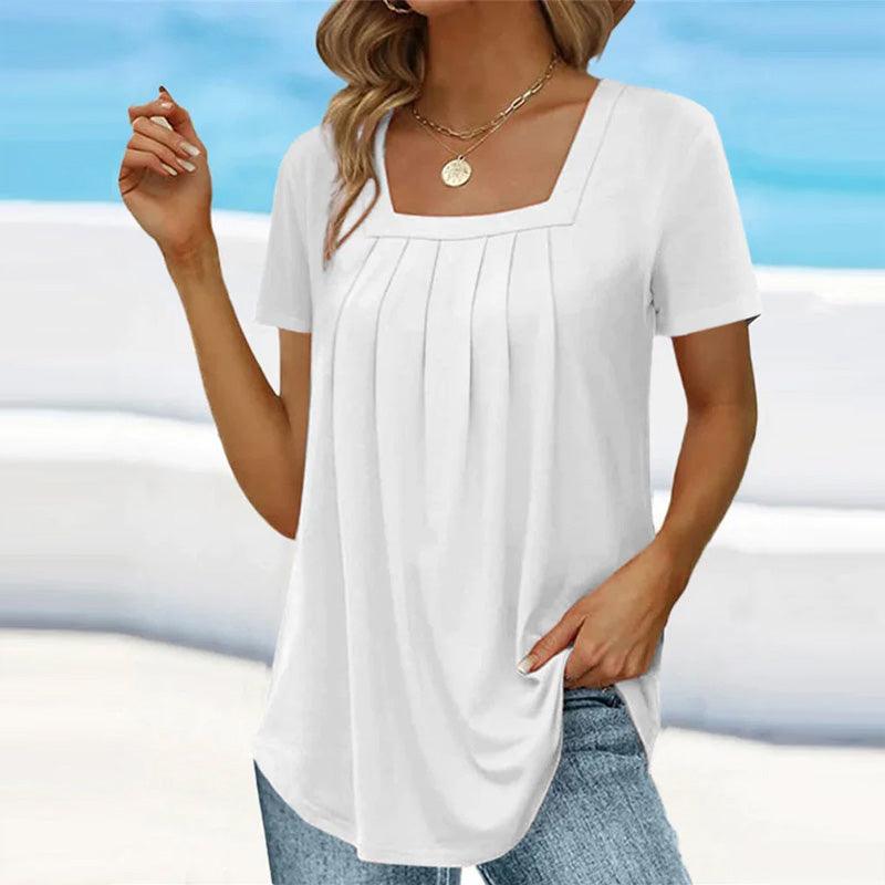 Julia | Blusa de escote cuadrado